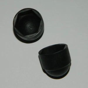 20 Abdeckkappen  M12 SCHWARZ  Sechskant Schutzkappe  vg - Bild 1 von 1