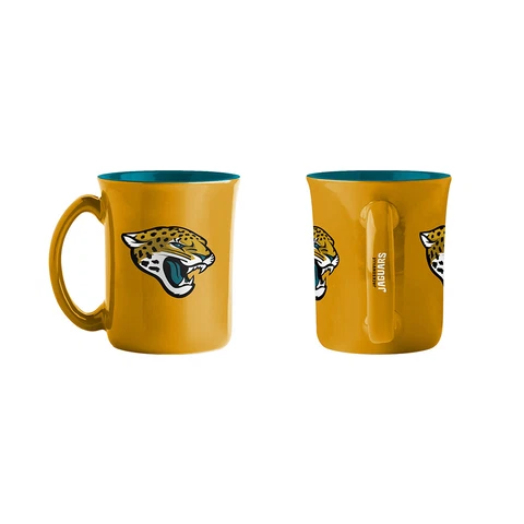 Jacksonville Jaguars Boelter NFL 15oz Cafe Coffee Mug(1) FREE SHIP! Cover