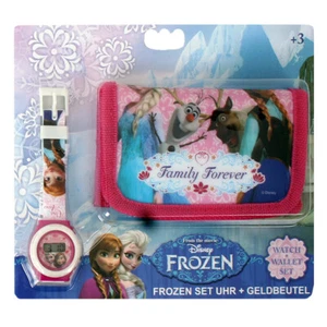 Disney Frozen Gift Set Kids Wallet Watch - Picture 1 of 1