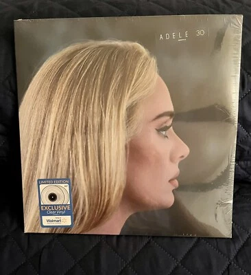 ADELE 30 Walmart Exclusive Clear Vinyl 2-LP Album Record ( New & Sealed ) - Image 1 of 2