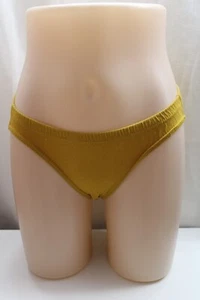 Girl's Joyspun Cotton Bikini Panties M(8-10) Gold - Picture 1 of 7