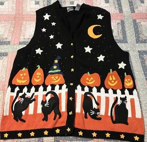 Carolina Colours Plus Halloween Sweater Vest Size 22W - Picture 1 of 11