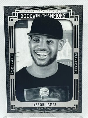 LeBron James 2015 Upper Deck Goodwin Champions Portraits #140 - Image 1 of 2