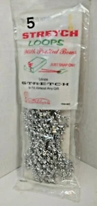 Stribbons Stretch Loops Ribbon Gift Wrap, Decorating 5 Silver in package New - Picture 1 of 4