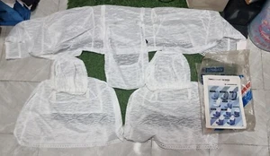 Rare jdm option Nissan optional cover seat Front + rear Nissan bluebird u13 - Picture 1 of 16