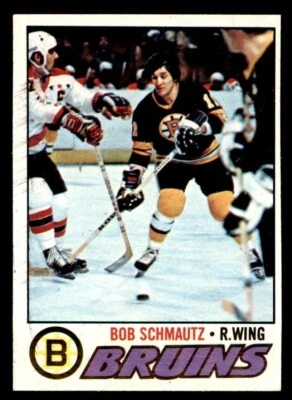 1977 Topps Hockey #59 Bobby Schmautz NM - Image 1 of 2
