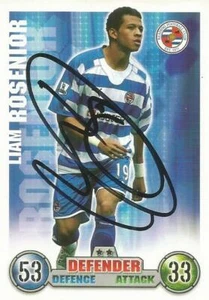 LIAM ROSENIOR* SIGNED READING 2007/2008 MATCH ATTAX TRADING CARD+COA - Picture 1 of 1
