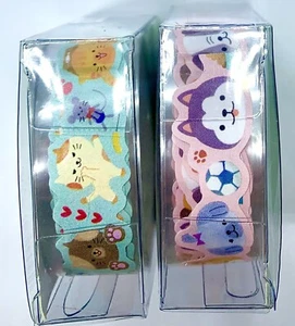 Cat & Dog Masking Washi Tape SET For Planners Scrapbook Journal Crafts Projects - Picture 1 of 4