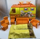 Vintage 1971 Barbie Country Camper & 1973 Barbie Camping Furniture 9 Pieces