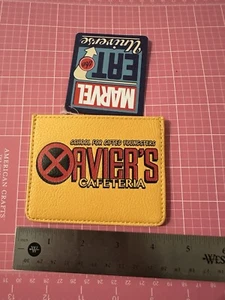DISNEY Marvel Cardholder Yellow Wallet Xavier School For The Gifted Xmen X-men - Picture 1 of 4