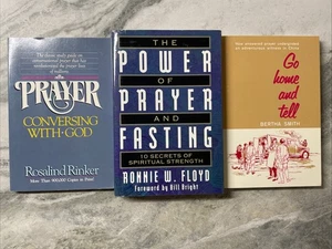 3 Bücher über Gebet Gespräch mit Gott Kraft des Gebets & Fastens 1 HC 2 PBK - Bild 1 von 7