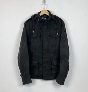 Diesel Multipocket Zipper M65 Jacket Men’s Size XL Avant Garde Y2K Top Black - Picture 1 of 18