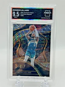 2023-24 Select Damian Lillard Elephant Prizm SSP Courtside #263 Arena 9.5 - Picture 1 of 2