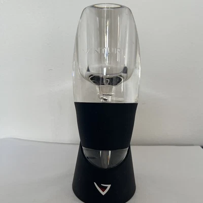 Vinturi Red Wine Aerator Decanter With No-Drip Stand Gift set, 750ml, Black - Image 1 of 4