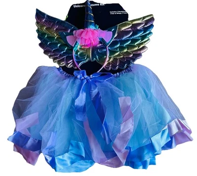 Kids Unicorn Dress Up Soft Pastel Costume Kit Super Cute Ages 3+ - Image 1 of 4