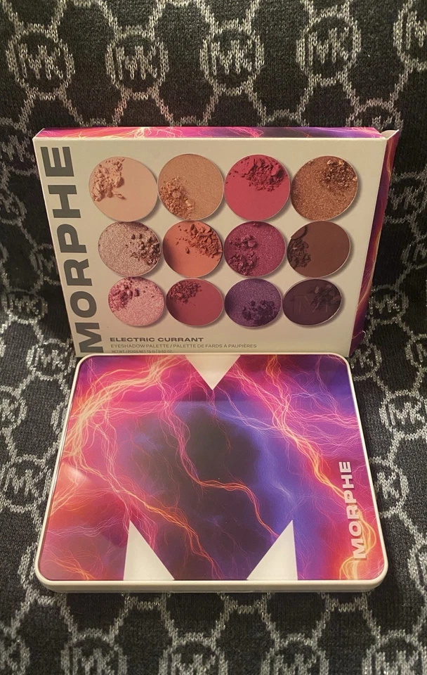 BNIB Morphe ChromaPlus Eyeshadow Palette Electric Currant 12 Shades - Image 1 of 4