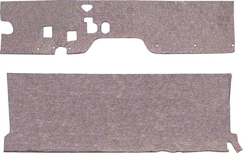 Caminhão Chevrolet GMC 1947-54; Almofada de feltro sob tapete; Conjunto de 2 peças - Imagem 1 de 1