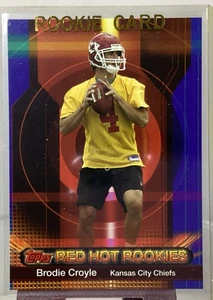 2006 Topps #6 Brodie Croyle Red Hot Rookies NrMt-Mint K.C Chiefs 6 0 von 16 QB - Bild 1 von 6