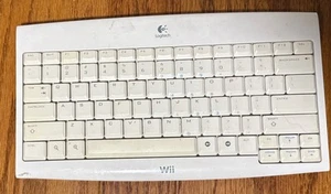 Logitech Wireless Keyboard for Nintendo Wii KG-0802 - Missing Dongle - Picture 1 of 2