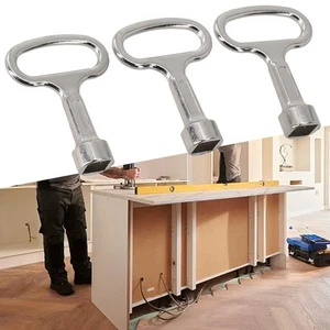Compact Design Square Key Wrench 8mm Vent Key for Heating Ventilation Set of 3 - Picture 1 of 22