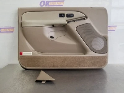 02 2002 CHEVY SUBURBAN 1500 INTERIOR DOOR TIME PANEL FRONT LEFT DRIVER BEIGE - Image 1 of 4