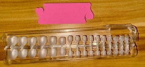 BEETLES GEL POLISH 224 PCS 16 SIZES TOENAIL TIPS~only Tips&Toe Spacers See pics - Picture 1 of 7