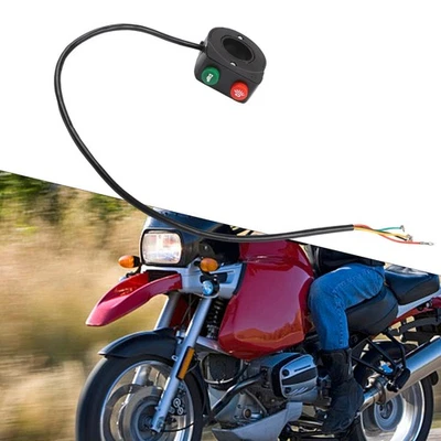 Motorcycle Scooter Bike Quad ATV Handlebar Switch ONOff Control in Black - Image 1 of 4