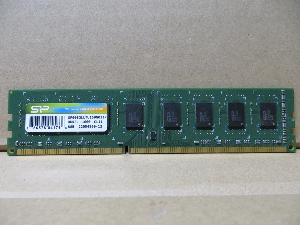 Alimentación de silicona (SP) 8 GB DDR3 1600 MHz PC3L-12800 RAM - SP008GLTU160N02IP Foto 1 de 1