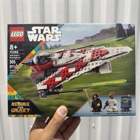 Lego Star Wars Jedi Bob's Starfighter Set 75388 With 3 Lego Figures - Sealed