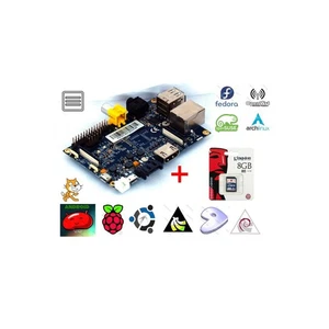 KIT Embedded PC Banana PI ARM dual core 1GHz + SD card 8GB with OS - Picture 1 of 4