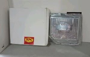 Bandeja de transmisión Racing Power R9122 TH350 acero cromado con aletas NUEVO - Imagen 1 de 11