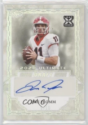 2020 Leaf Ultimate Draft Silver Spectrum /15 Jake Fromm #BA-JF1 Rookie Auto RC - Image 1 of 2