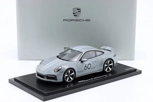 Porsche 911 (992) Sport Classic #60 Sport Grey Metallic 1:18 Spark - Picture 1 of 1