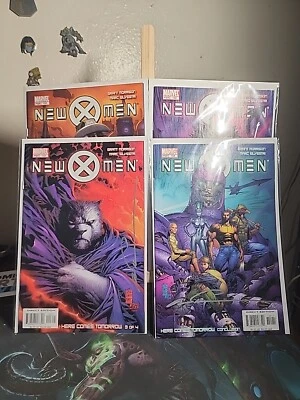 NEW X-MEN 151 - 154 SET SIGNED BY MARC SILVESTRI 2004 . MEGACON 2024 . - Image 1 of 4
