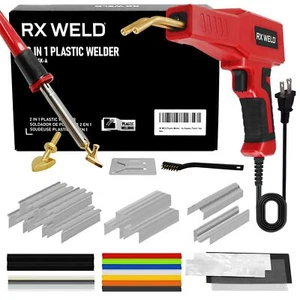 Kunststoffschweißgerät, 2 in 1 Kunststoffschweißset Kunststoff Reparatur Schweißgerät Kit 1000 Teile... - Bild 1 von 7