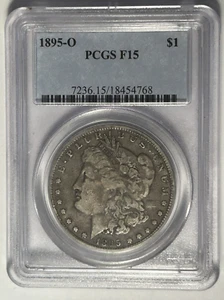 1895 O MORGAN DOLLAR PCGS FINE 15 - Bild 1 von 4