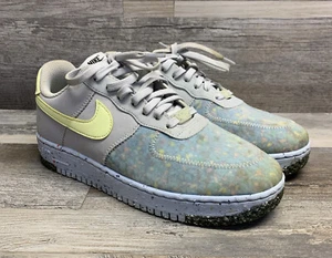 Nike Air Force 1 Crater Pure Platinum Barely Volt Men’s US Size 8.5  CZ1524-001 - Picture 1 of 8
