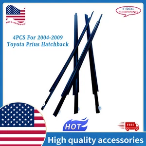 For Toyota Prius 2004-2009 Window Weatherstrip 4Pcs/Set - Picture 1 of 14