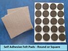Furniture Felt Pads Floor Protector Feet Self Adhesive Sticky Round or Square.