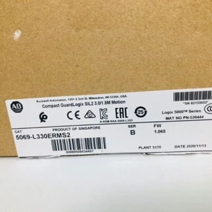 New Allen-Bradley 5069-L330ERMS2 Compact GuardLogix SIL2 3.0/1.5M - Bild 1 von 5