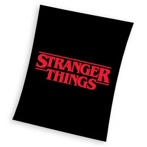 Manta Grande De Stranger Things Suave De Forro Con Logo Oficial - Imagen 1 de 1