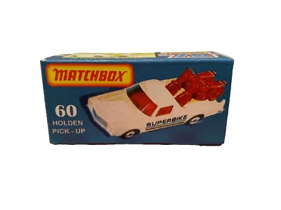 Matchbox Superfast No60,Holden Superbike Pick-Up,UTE EMPTY Repro Box     NO CAR - image 1 of 3