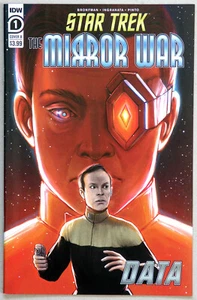 Star Trek The Mirror War Data #1 Variant B - IDW Publishing - Celeste Bronfman - Imagen 1 de 2