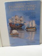 VintageThanksgiving Punch Out Book American Greetings Pilgrims Journey America
