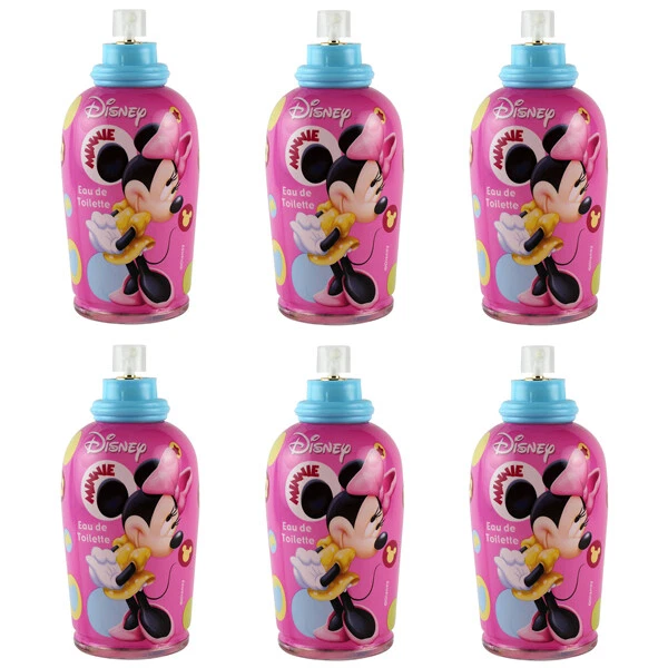 Combo Minnie Mouse de Disney EDT para niñas 20,4 oz (6 x 3,4 oz) sin caja sin tapa NUEVO Foto 1 de 1