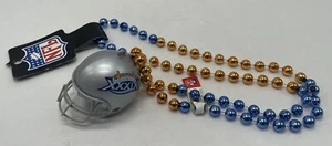 NFL Super Bowl XXIX Patriots vs Eagles Mardi Gras Beads W Helmet Necklace NWT - Picture 1 of 6
