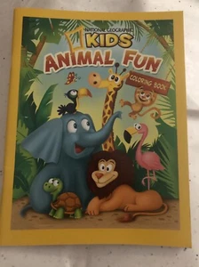 NATIONAL GEOGRAPHIC KIDS - ANIMAL FUN COLORING BOOK - JUNGLE ANIMALS - Picture 1 of 2