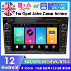 7" Android 12.0 Car Radio Stereo GPS RDS Carplay For Opel Vauxhall Astra H Corsa