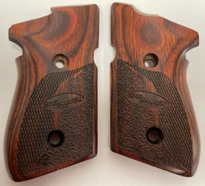 Sig Sauer P220 Compact NON-DECOCKER Checkered Logo Rosewood Grips Altamont Wood - Picture 1 of 1
