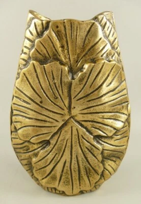 Casa Padrino Deko Vase Bronze H. 27 cm - Aluminium Blumenvase - Bild 1 von 4